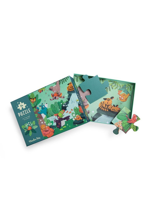  Puzzle fosforescente La Cascada Jungla  MOULIN ROTY