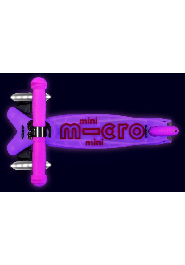 MINI MICRO DELUXE GLOW LED ROSA ESCARCHA