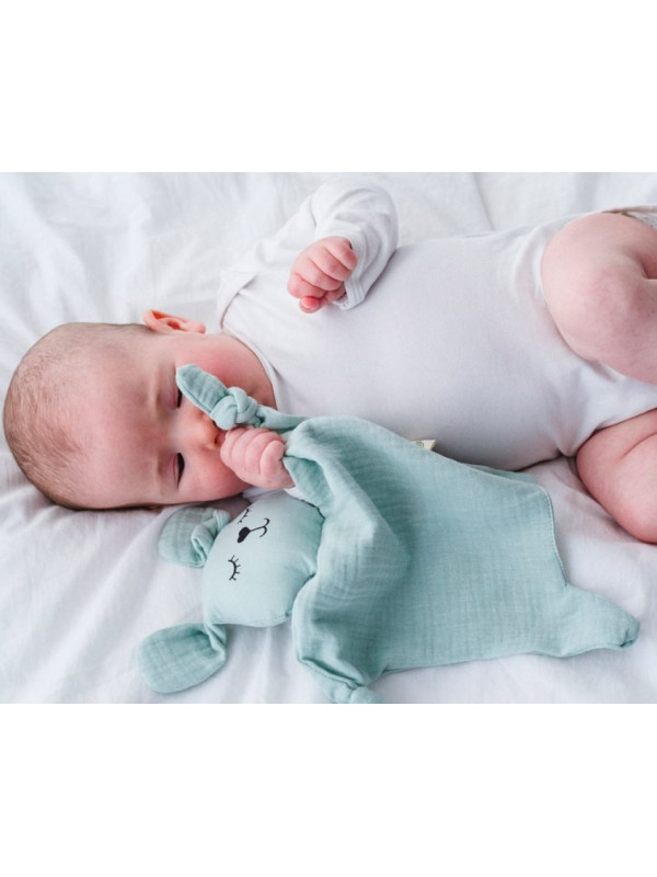 Peluche para dormir de algodón orgánico: Conejo A PUNT