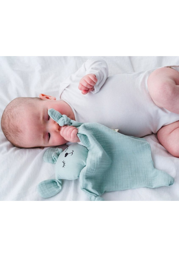 Peluche para dormir de algodón orgánico: Conejo A PUNT