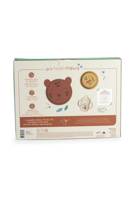  Set vajilla silicona Forêt Mawa MOULIN ROTY