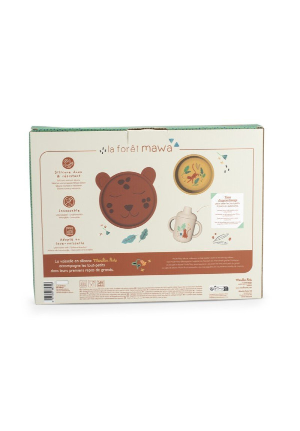  Set vajilla silicona Forêt Mawa MOULIN ROTY