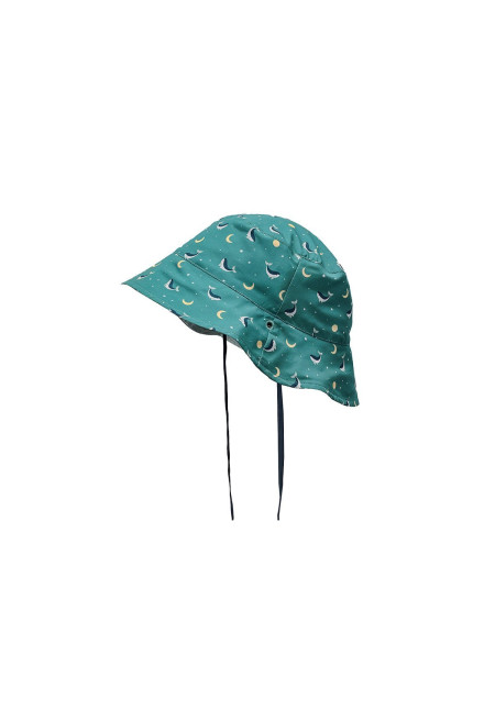 Gorro Reversible Whale Teal Monnëka
