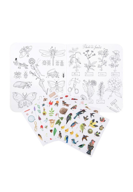 Cuaderno pegatinas El Botanista MOULIN ROTY