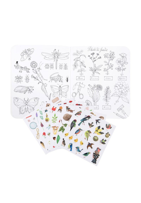 Cuaderno pegatinas El Botanista MOULIN ROTY