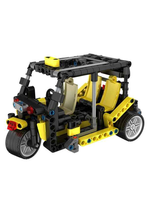 iMMaster Carretilla elevadora y coche turístico de tres ruedas 2 en 1 - 301 pzas.