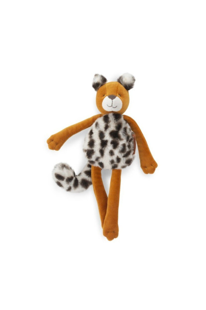 Doudou sonajero leopardo Taïgo Forêt Mawa MOULIN ROTY