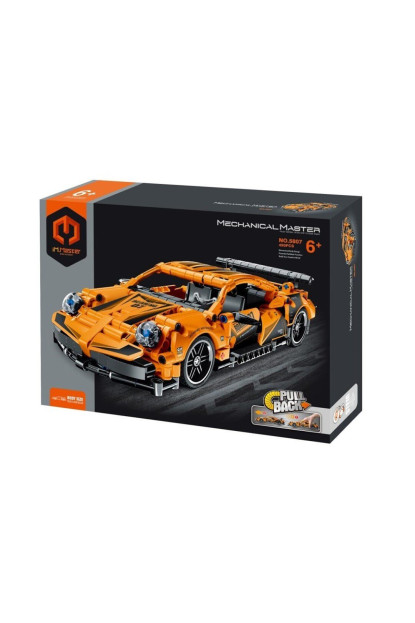 iMMaster Coche de carreras naranja - 490pzas.