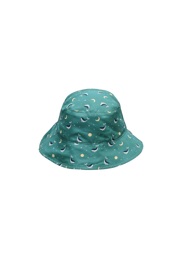 Gorro Reversible Whale Teal Monnëka