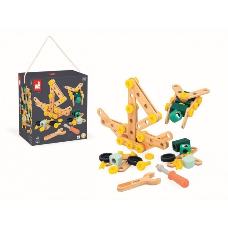 BRICO'KIDS - BOTE 100 PIEZAS JANOD