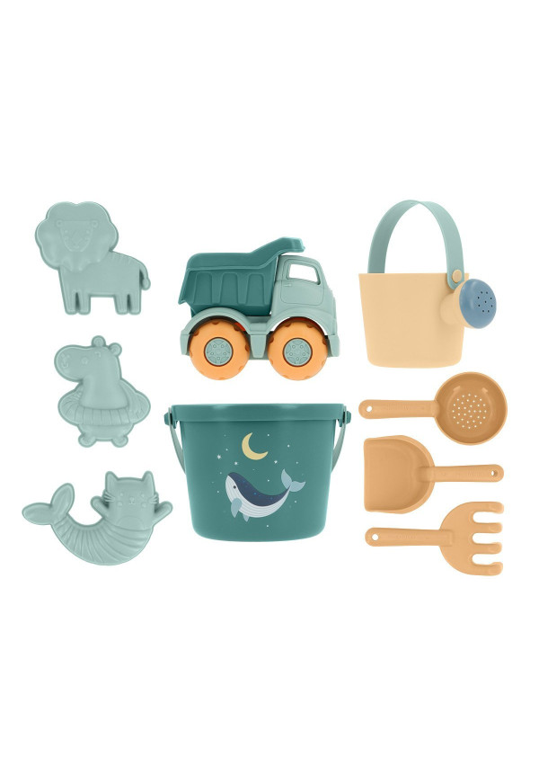 Set de Juguetes de Playa Whale Teal Monnëka
